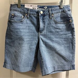 Seven7 Women’s Relaxed Bermuda Denim Shorts size 4 NWT